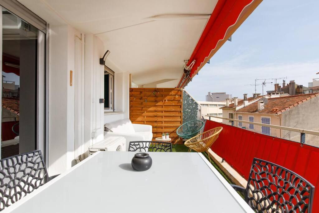 Апартаменты Stanislas Art - Cannes Centre - Terrasse - Clim Экстерьер фото